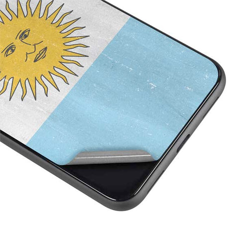 Argentina Flag Distressed Google Pixel 4 XL Skin